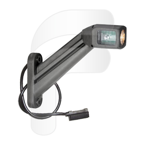 CUERNO ANCHURA LED CURVO DERECHO 24V